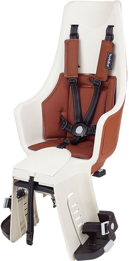 Bobike Exclusive Maxi Plus LED Fietsstoeltje Achter - DB - Cinnamon Brown
