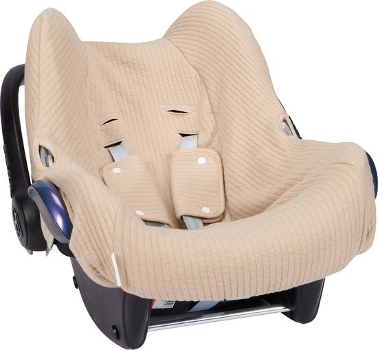 Little Dutch Pure Beige - Baby Jongens & Meisjes - Hoes autostoeltje 0+