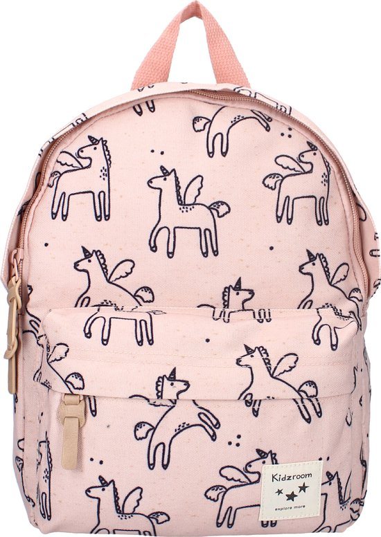 Kidzroom Beasties Rugzak Meisje - Rugtas Kind - Roze - Unicorn - 5.7L