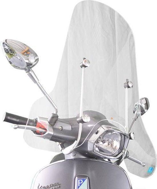 Windscherm hoog + bevestigingsset (made in EU) model origineel Vespa Sprint 70cm