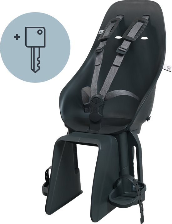 Urban Iki Fietsstoeltje Achter Ta–ke Dragermontage - Bincho Black/ Bincho Black