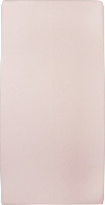 Meyco Baby Uni hoeslaken wieg - light pink - 40x80/90cm