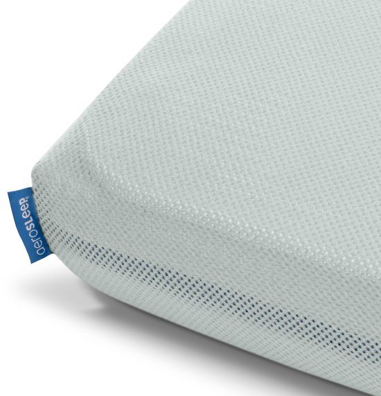 AeroSleep® hoeslaken - voor babybed, ledikant & wieg - 80 x 40 cm - Stone