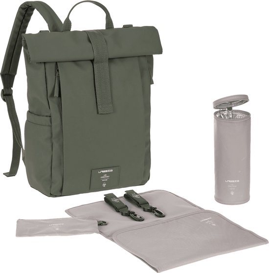 Lässig Rolltop Up Backpack Olive