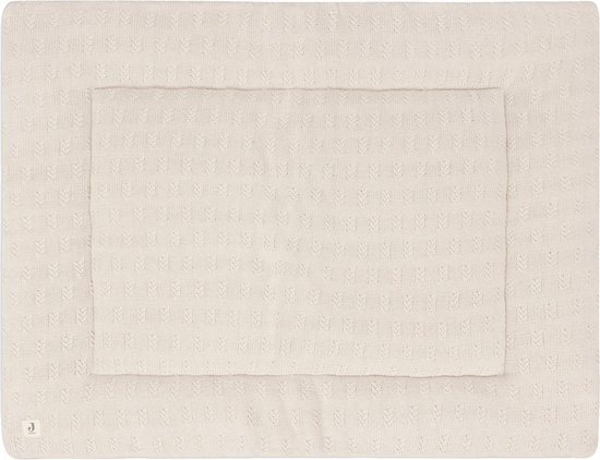 Jollein - Boxkleed 75x95cm - Speelkleed Baby - Grain Knit - Oatmeal