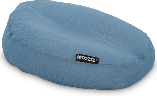 Snoozzz Relax hoes voor voedingskussen - maakt van je voedingskussen een babynestje - 100% katoen - jeans blauw