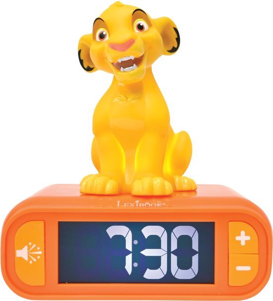 Simba Night Light Wearmklok met geluiden