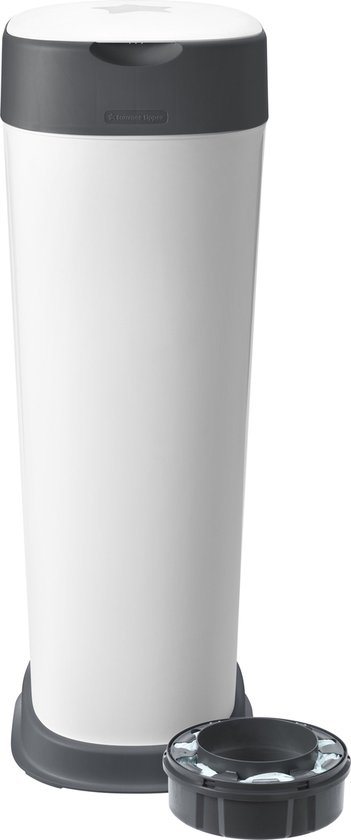 Tommee Tippee Twist & Click XL-luieremmer - voor maximaal 60 luiers - 1 navulcassette - antibacteriële GREENFILM