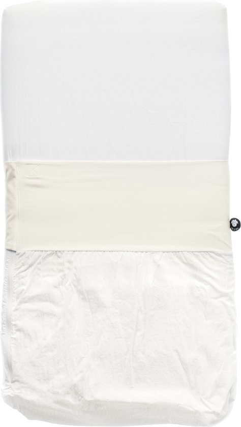 NUNKI Co Sleeper lakentje - simpel strak instoppen (ipv inbakeren)- 50x90 Off White