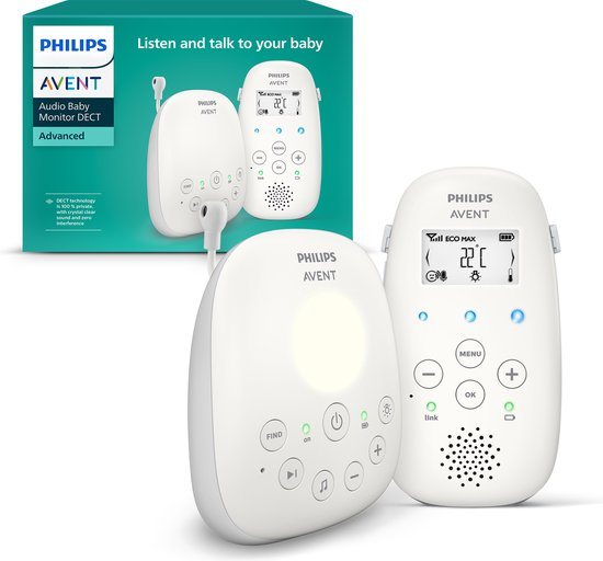 Philips Avent - DECT babyfoon - Audio babyfoon - SCD713/26