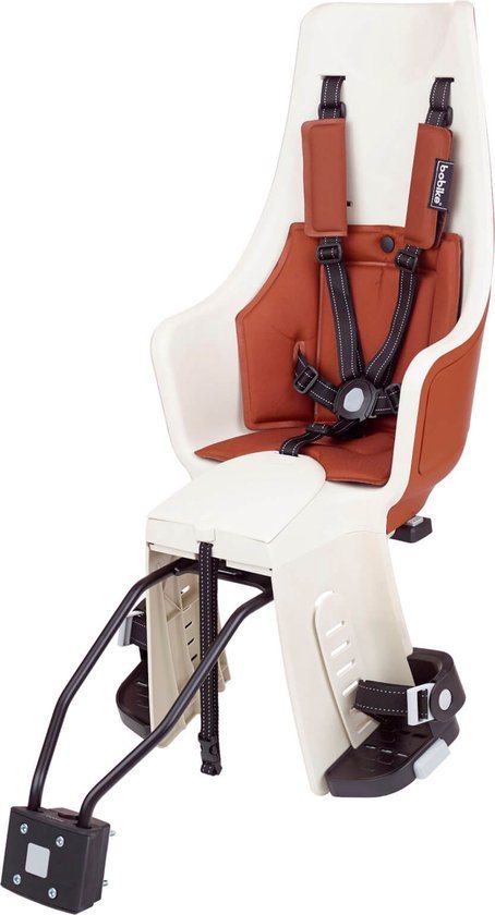 Bobike Exclusive Maxi Plus LED Fietsstoeltje - Framebevestiging - Cinnamon Brown
