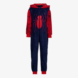 Spider-Man kinder onesie blauw rood - Maat 122/128