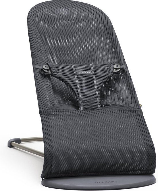 BabyBjörn Wipstoel Bliss - Mesh - Antraciet - Ergonomisch - Verstelbaar - Inklapbaar