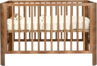 Novi at Home Philou Ledikant - Baby Bed 60x120 cm - verstelbaar bodem - Walnut