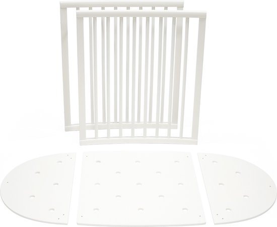 Stokke Sleepi Bedverlenging V3, Wit - Verander Stokke Sleepi Mini in een Stokke Sleepi Bed - Verlengt het bed tot 141 cm - Geschikt voor kinderen tot 5 jaar - Matras wordt apart verkocht