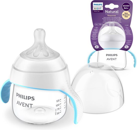 Philips Avent Natural Response Drinkbeker - 6+ maanden - 150ml - Snelheid 5-speen - 1 stuk- SCF263/61
