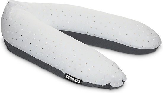 Snoozzz Voedingskussenhoes - Hoes voor voedingskussen zwangerschapskussen -100% katoen - 185 cm - Sinnling