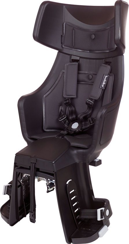 Bobike Exclusive Tour Maxi Plus LED Fietsstoeltje - Framebevestiging - Urban Black