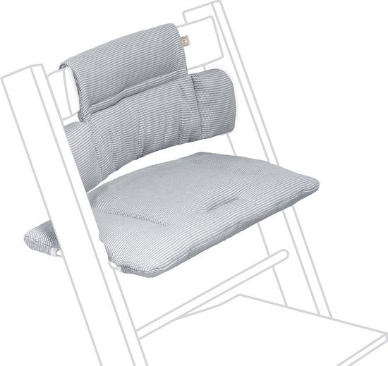 Tripp Trapp Klassiek kussen, Nordic Blue - Combineer met de Tripp Trapp stoelvoor ondersteuning en comfort - Machinewasbaar - Past op alle Tripp Trapp stoelen
