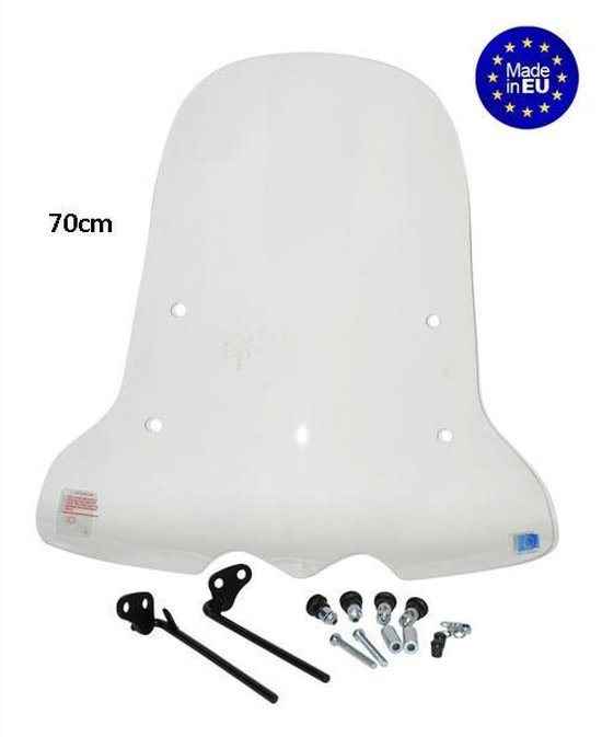 DMP Windscherm hoog Kymco VP50 70CM compleet