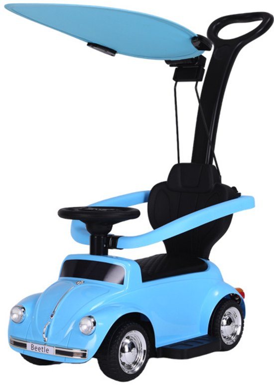 Volkswagen Beetle loopauto en duw auto, 2 in 1.