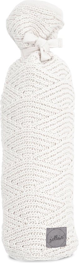 Jollein Kruikenzak River Knit - Cream White