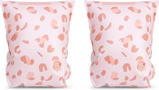 Swim Essentials | Oudroze Panterprint Zwembandjes 2-6 jaar