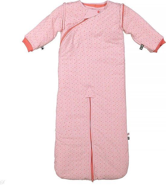 Baby 4 Seizoenen Slaapzak - Winterslaapzak & Zomerslaapzak 100% met schuine rits - 95cm - TOG 3.0 Coral Sunset - Roze - Snoozebaby