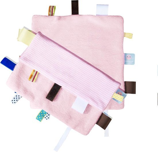 Labeldoekje Snoozebaby - Powder Pink