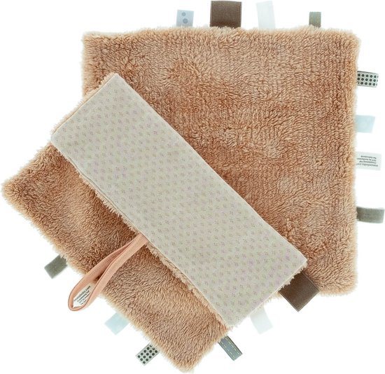 Snoozebaby Organisch Knuffeldoekje Milky Rust - 25x25 cm