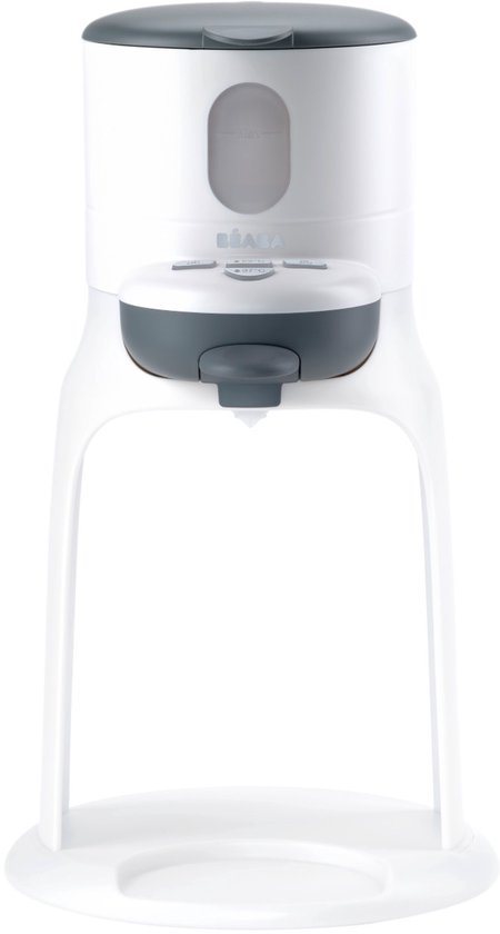 Béaba Bib'Expresso® Flessenbereider - Snelle Babyfles Bereiding - 30s Opwarmtijd - Instelbare Temperatuur - Flessenwarmer - Bain-Marie Functie - Wit
