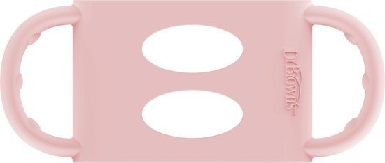 Dr. Brown's Siliconen handvat - Voor Brede halsfles - Roze