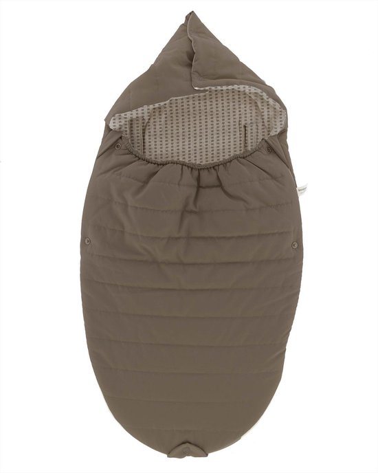 Snoozebaby organic voetenzak Warm Brown