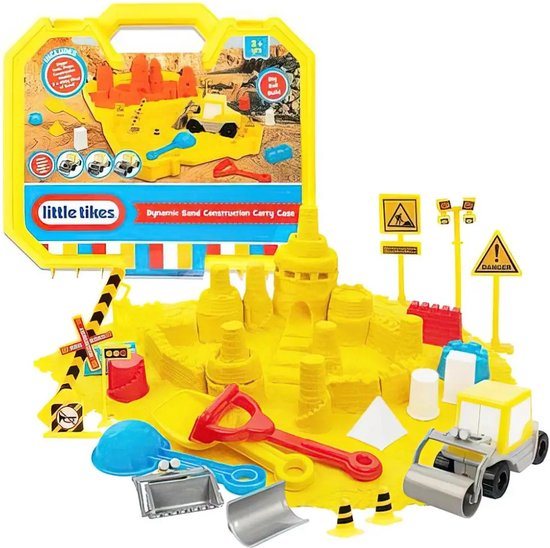 zandset met accessoires in een koffer, Little Tikes