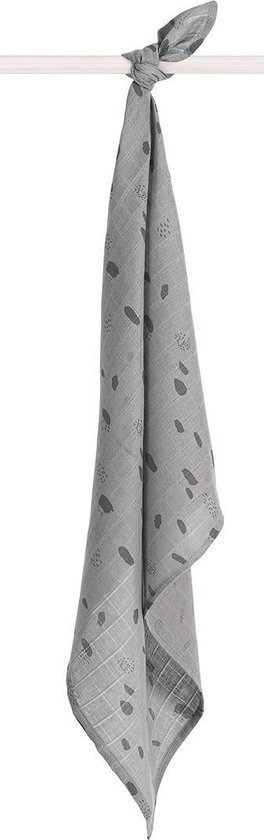 Jollein Hydrofiel Multidoek Spot 70x70cm - Storm Grey - 3 Stuks