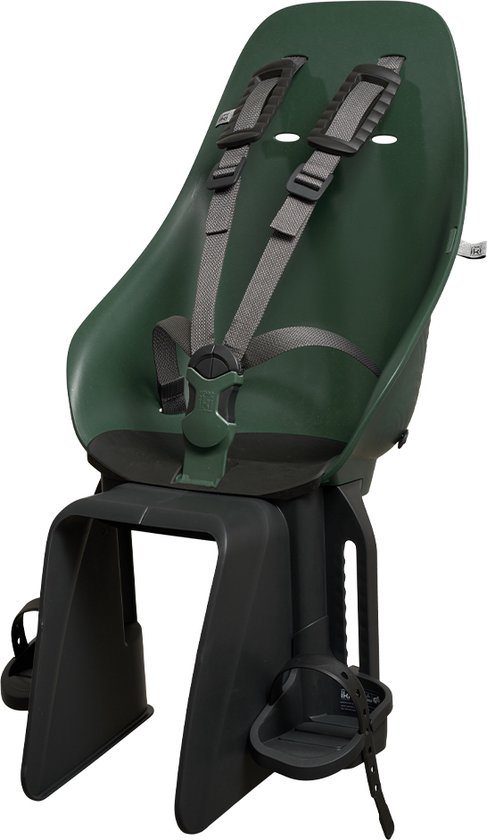 Urban Iki BIO Fietsstoeltje Achter Ta–ke MIK HD - Mosu Green/ Bincho Black