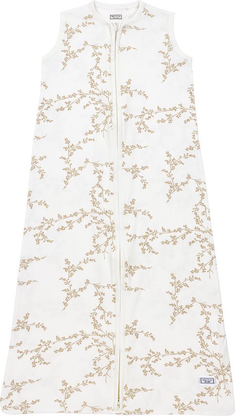 Meyco Baby Branches baby zomerslaapzak - sand - 110cm - 0.3 TOG