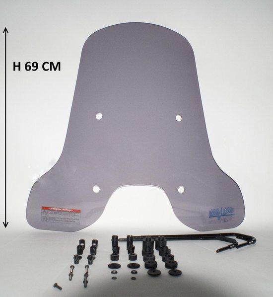 Windscherm Vespa Sprint smoke