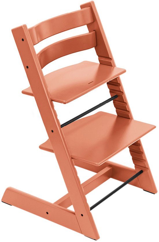 Tripp Trapp stoel van Stokke, Terracotta - verstelbare, converteerbare stoel voor peuters, kinderen en volwassenen - handig, comfortabel en ergonomisch - klassiek ontwerp