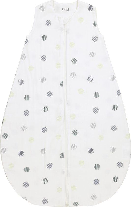 Meyco Baby Honeycomb baby slaapzak rond - forest green - 70cm