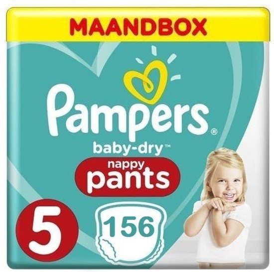 Pampers - Baby Dry Pants - Maat 5 - Maandbox - 176 stuks - 11/16 KG