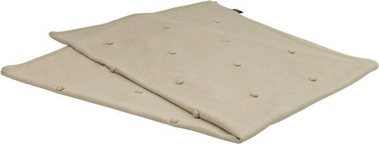Ukje baby deken babydeken - Babydekentje katoen wieg - Zomer en winter - Lekker dekentje voor in de maxi-cosi, wipstoel of kinderstoel - Matched perfect met de Ukje hoezen - Beige stipje