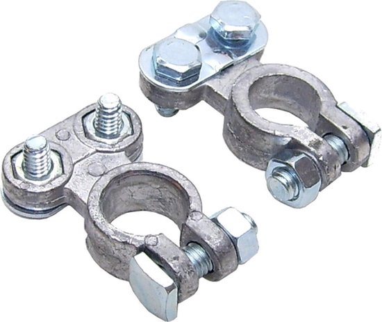 Benson Accuklemmen set - Accu klemmen voor accupolen - 2 stuks - 15-20 mm