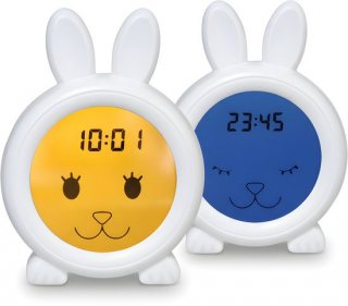 Vroege Vogeltjes - Slaaptrainer Konijn - Slaapwekker - Wekker en Nachtlampje Kinderen