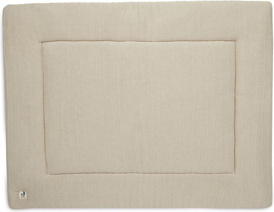 Jollein - Boxkleed (Nougat) - Pure Knit - Biologisch Katoen - Speelkleed Baby - 75x95cm