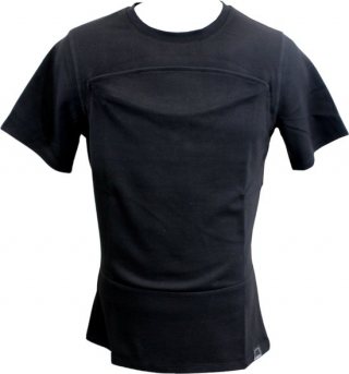 Womboo Buidelshirt - Man - Maat M - Zwart