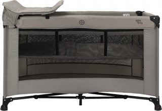 Novi Baby Kiki Luxe - Campingbed - Sand - reisbed - Inclusief transporttas - Inclusief verschoonblad - Inclusief bodemverhoger