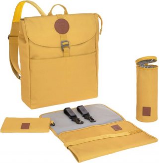 Lässig greenlabel backpack / luier- en verzorgingstas Adventure Lemon Curry