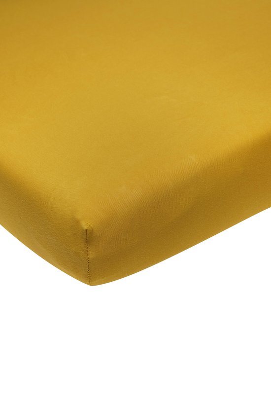 Meyco jersey hoeslaken wieg - 40x80/90 cm - okergeel
