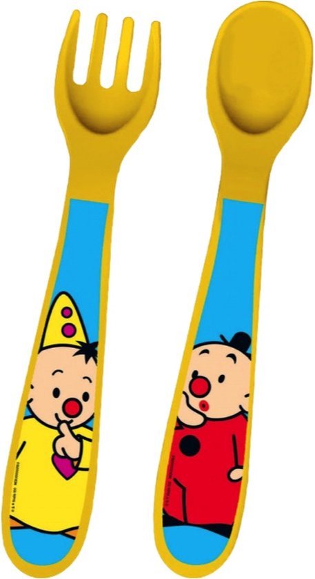 Bumba kinderservies - bestekset - vork en lepel